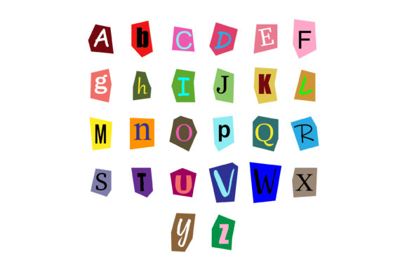 Download Colorful Font Set - Font set Collection