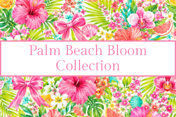 Download Palm Beach Bloom Watercolor Clipart - Palm Collection